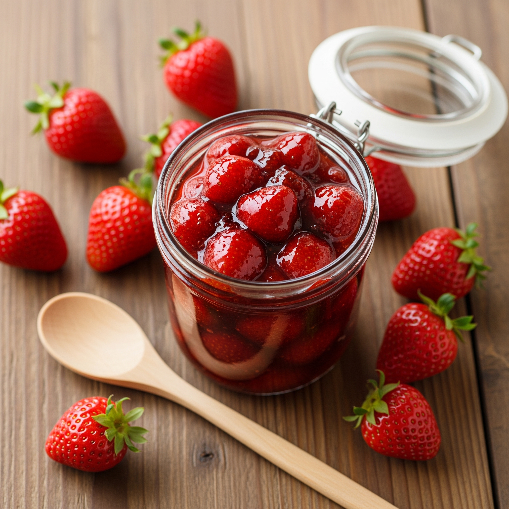 Dulceață de căpșuni rapidă, în doar 50 de minute