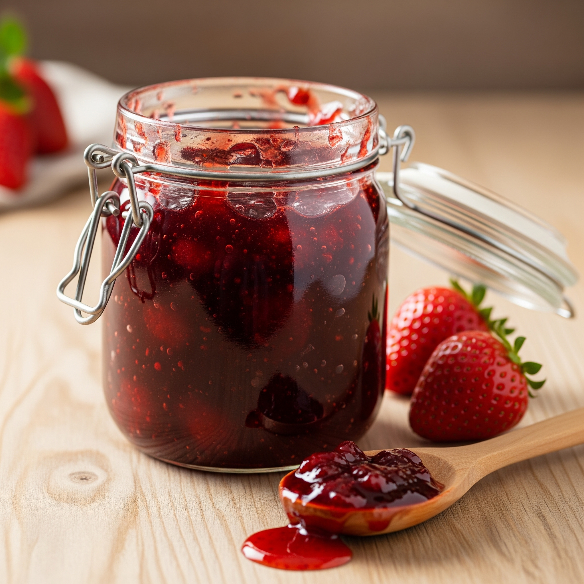 Dulceață clasică de căpșuni – rețetă fără conservanți