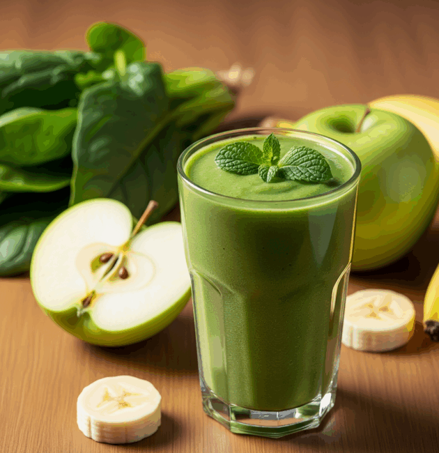 Smoothie verde energizant – detoxifiant și revigorant