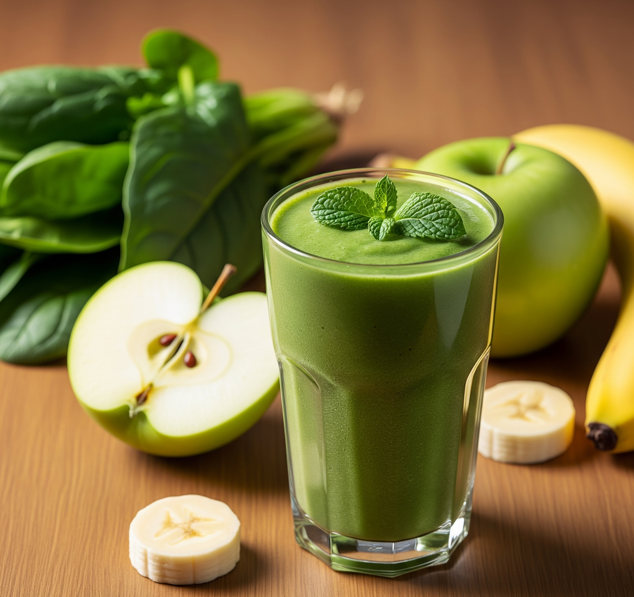 Smoothie verde energizant – detoxifiant și revigorant