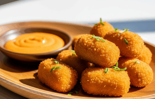 Crochete de cartofi cu cașcaval, rumenite și crocante