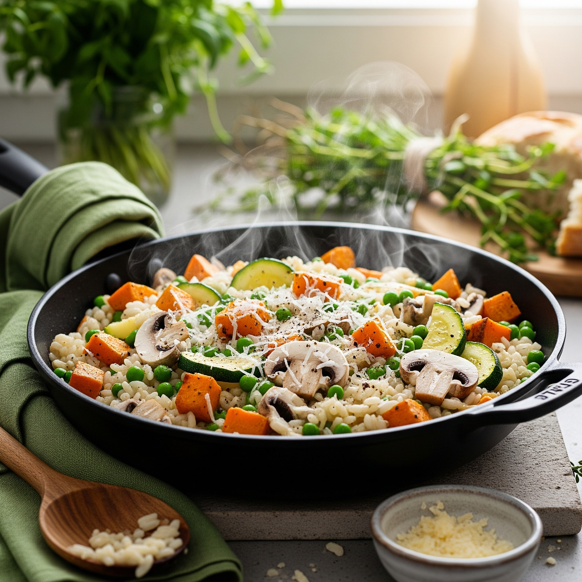 Risotto cu legume coapte – vegetarian și cremos