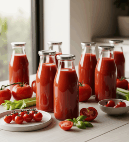 Suc de roșii pentru iarnă – natural și aromat