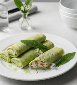 Clătite cu leurdă – fragede și aromate